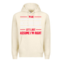 Tofu funny accounting design   gift for accountants Premium Hoodie - artisFamous