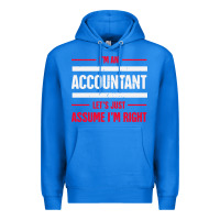 True Royal funny accounting design   gift for accountants Premium Hoodie - artisFamous