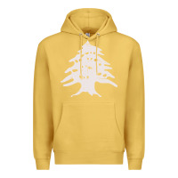 Antique Gold retro lebanon cedar  lebanese Premium Hoodie - artisFamous