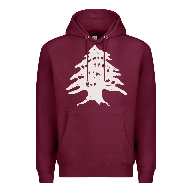 Retro Lebanon Cedar  Lebanese Premium Hoodie by artisFamous | Teevron
