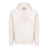 Pale Pink retro lebanon cedar  lebanese Premium Hoodie - artisFamous