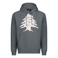 Rock retro lebanon cedar  lebanese Premium Hoodie - artisFamous