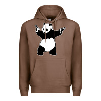 Chestnut banksy panda Premium Hoodie - artisFamous