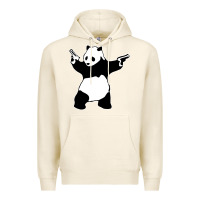 Tofu banksy panda Premium Hoodie - artisFamous