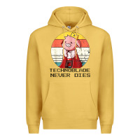 Antique Gold retro style technoblade merch cosplay Premium Hoodie - artisFamous