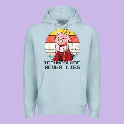 Retro Style Technoblade Merch Cosplay Premium Hoodie Designed By Artisfamous