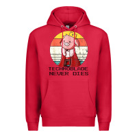 Cardinal retro style technoblade merch cosplay Premium Hoodie - artisFamous