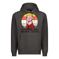 Smoke retro style technoblade merch cosplay Premium Hoodie - artisFamous
