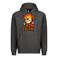 Charcoal Heather heat miser i'am too much Premium Hoodie - artisFamous