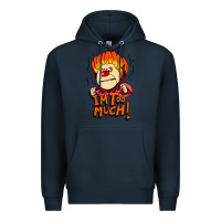 Navy heat miser i'am too much Premium Hoodie - artisFamous
