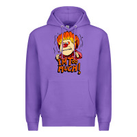 Purple heat miser i'am too much Premium Hoodie - artisFamous