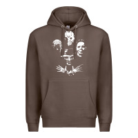 Coffee horror and scream film Premium Hoodie - artisFamous