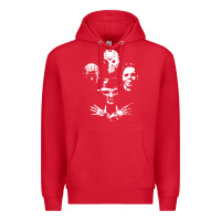 Red horror and scream film Premium Hoodie - artisFamous