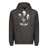 Smoke horror and scream film Premium Hoodie - artisFamous