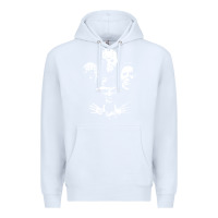 White horror and scream film Premium Hoodie - artisFamous