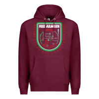 Burgundy fred armisen Premium Hoodie - artisFamous