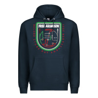 Navy fred armisen Premium Hoodie - artisFamous