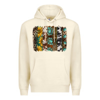 Sandshell western handdrawn patterns brushstrokes Premium Hoodie - BarkalooDesign