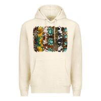 Tofu western handdrawn patterns brushstrokes Premium Hoodie - BarkalooDesign