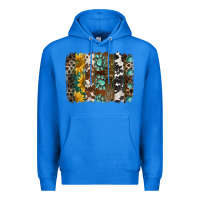 True Royal western handdrawn patterns brushstrokes Premium Hoodie - BarkalooDesign