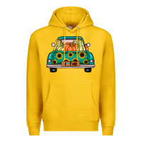 Lemon i love fall truck Premium Hoodie - artisFamous