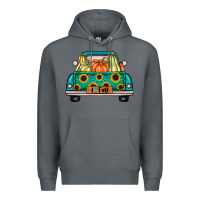 Rock i love fall truck Premium Hoodie - artisFamous