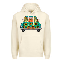Sandshell i love fall truck Premium Hoodie - artisFamous