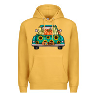 Mustard i love fall truck Premium Hoodie - artisFamous