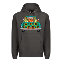 Smoke i love fall truck Premium Hoodie - artisFamous