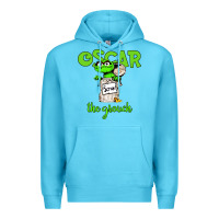 Ocean Blue the grouch Premium Hoodie - artisFamous
