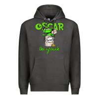Charcoal Heather the grouch Premium Hoodie - artisFamous