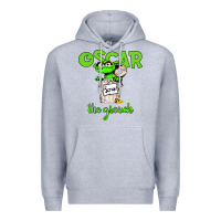 Heather Grey the grouch Premium Hoodie - artisFamous