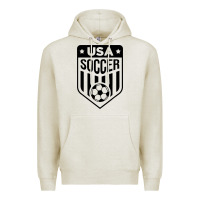 Oatmeal Heather soccer team Premium Hoodie - artisFamous