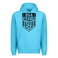 Ocean Blue soccer team Premium Hoodie - artisFamous