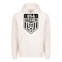 Pale Pink soccer team Premium Hoodie - artisFamous