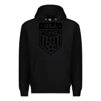 Black soccer team Premium Hoodie - artisFamous