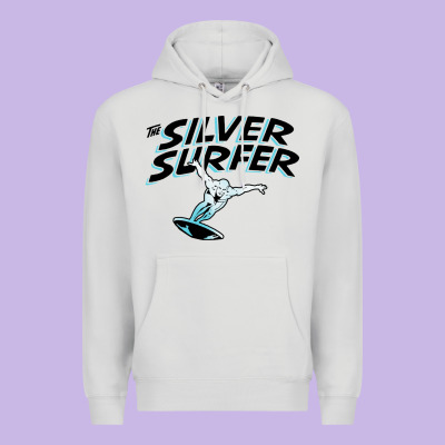 Silver Surfer Premium Hoodie Designed By Artisfamous