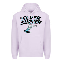 Lilac silver surfer Premium Hoodie - artisFamous
