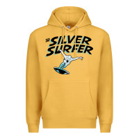 Mustard silver surfer Premium Hoodie - artisFamous