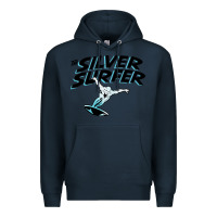 Navy silver surfer Premium Hoodie - artisFamous