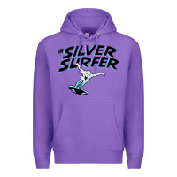 Purple silver surfer Premium Hoodie - artisFamous