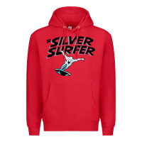 Red silver surfer Premium Hoodie - artisFamous