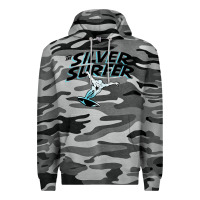 Slate Camo silver surfer Premium Hoodie - artisFamous