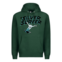 Sports Green silver surfer Premium Hoodie - artisFamous