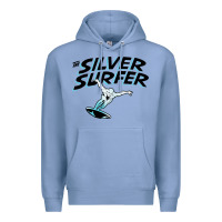 Colony Blue silver surfer Premium Hoodie - artisFamous