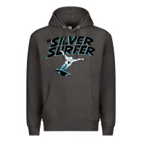 Smoke silver surfer Premium Hoodie - artisFamous