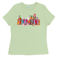 Matcha teacher easrter day Ladies Tee - RacoonDesign