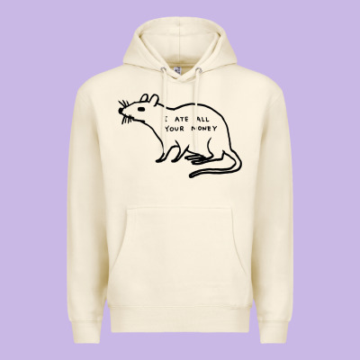 I Ate All Your Money Premium Hoodie Designed By Artisfamous