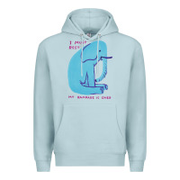 Blue Mist i must rest my rampage is over Premium Hoodie - artisFamous