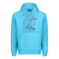Ocean Blue i must rest my rampage is over Premium Hoodie - artisFamous
